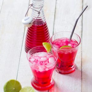 Rose Syrup with Lime